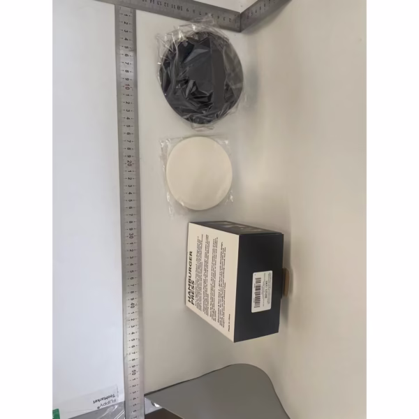 Presa dubla pentru hamburgeri 2 in 1, forma si presa, doua dimensiuni, cu maner, usor de curatat si folosit, material ABS, 100 de foi hartie de copt incluse, 13x13.5x7 cm, fara lipire, neagra - imagine 10