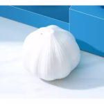 Presa Manuala pentru Usturoi, Flippy, Model Usturoi, 7 x 7.5 cm, din Plastic, Alb - imagine 4