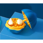 Presa Manuala pentru Usturoi, Flippy, Model Usturoi, 7 x 7.5 cm, din Plastic, Albastru Inchis - imagine 6