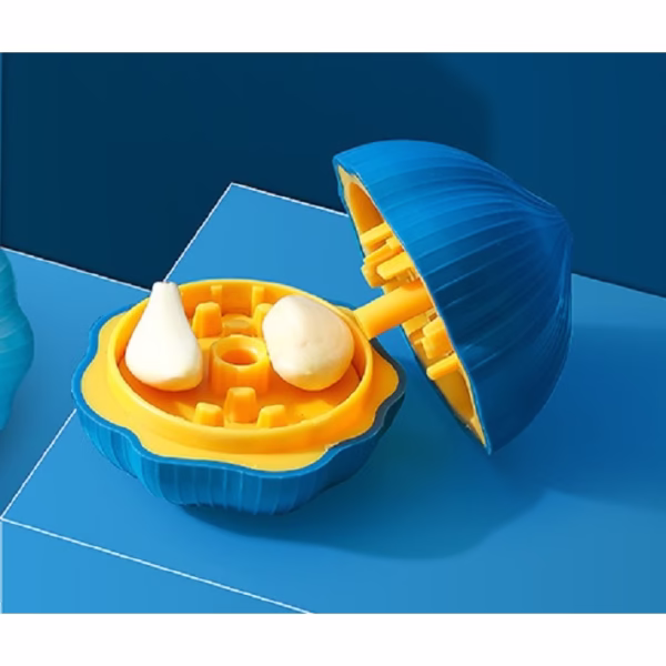 Presa Manuala pentru Usturoi, Flippy, Model Usturoi, 7 x 7.5 cm, din Plastic, Albastru Inchis - imagine 6