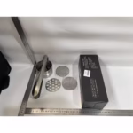 Presa Storcator pentru Fructe si Legume, Flippy, Zdrobitor Manual, Inox, 3 Discuri Interschimbabile, Usor de Stors si de Curatat, Ergonomic, 26.5 x 9.8 x 9.5 cm Argintiu - imagine 6