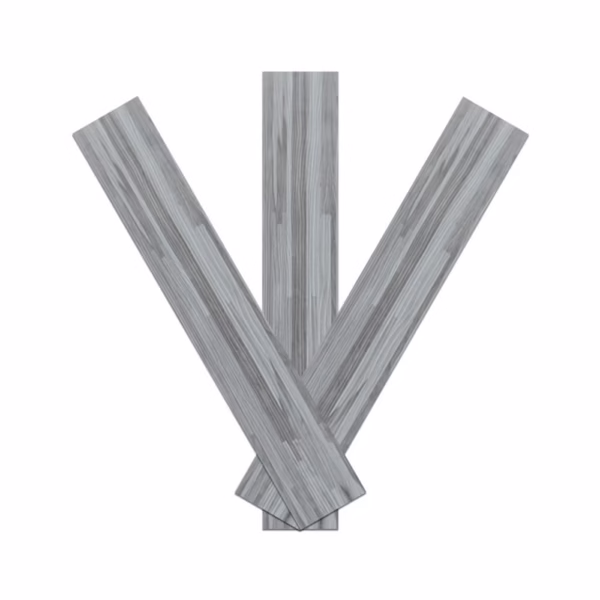 Set 36 Placi Autoadezive pentru Pardoseala, Flippy, din PVC, Impermeabil, Ignifug, Usor de Curatat, Dimensiune Placa 91.44 x 15.24 cm, Grosime 1.5 mm, Acoperire 5 m2, Model 4, Gri - imagine 4