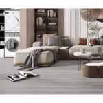 Set 36 Placi Autoadezive pentru Pardoseala, Flippy, din PVC, Impermeabil, Ignifug, Usor de Curatat, Dimensiune Placa 91.44 x 15.24 cm, Grosime 1.5 mm, Acoperire 5 m2, Model 1, Gri - imagine 6