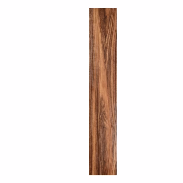 Set 36 Placi Autoadezive pentru Pardoseala, Flippy, din PVC, Impermeabil, Ignifug, Usor de Curatat, Dimensiune Placa 91.44 x 15.24 cm, Grosime 1.5 mm, Acoperire 5 m2, Model 5, Maro - imagine 1