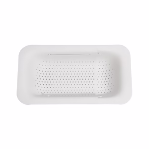 Cos de Scurgere pentru Chiuveta de Bucatarie, Flippy, Plastic, Telescopic, 36x20x5 cm, Alb