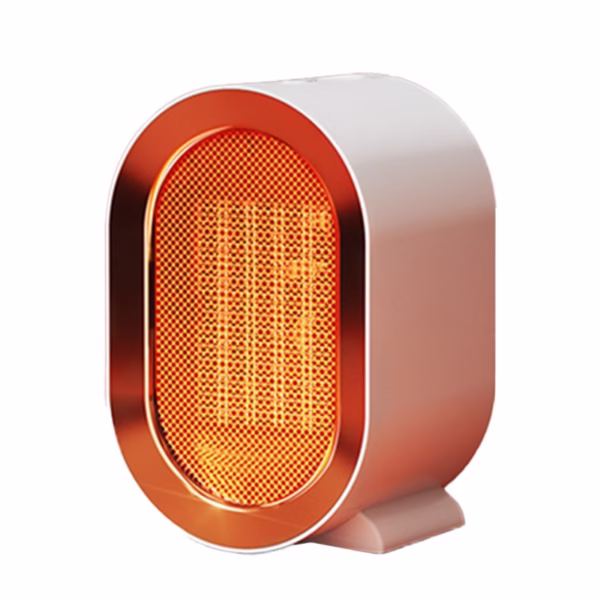 Radiator mini Incalzitor, Flippy, Element de Incalzire PTC, Putere 1200 W, Radiator cu termostat reglabil, 19.5 x 12.5 x 12.5 cm, 800 g, Alb - imagine 1