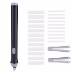 Radiera Electrica, Flippy, pentru Schite si Arta, Grosime Varf 3 mm/5 mm, Baterii 2 x AA (neincluse), din ABS, Negru - imagine 2