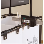 Cos de Rufe, Flippy, cu 2 Etaje, 2 Cosuri, Cadru de Otel Inoxidabil, 97x44x31 cm, Negru - imagine 4
