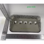 Raft de Depozitare cu Carlig, Flippy, Pentru Chei, Bijuterii, 20.3 x 4.6 x 10.3 cm, Gri - imagine 2