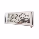 Razatoare de bucatarie cu cutie colectoare Flippy, doua tipuri de lame, carcasa inox si ABS, design practic, alb - imagine 5