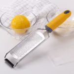Razatoare manuala Flippy, perie inclusa, Inox, usor de utilizat, 31x6.7 cm, Galben - imagine 5