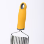 Razatoare multifunctionala Flippy, Inox, 4 tipuri de lame, usor de manevrat, maner din ABS ergonomic,33 x 8.6 cm, periuta curatare inclusa, Lame interschimbabile, Argintiu - imagine 3