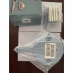Razatoare multifunctionala Flippy pentru legume, fructe, branzeturi, 10 piese, 27.6x8 cm, albastru - imagine 7