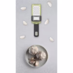 Razatoare Multifunctionala, Flippy, pentru Ustuoi, Branza, Cascaval, 20.3 x 5.8 x 3.3 cm, Verde/Gri - imagine 3