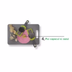 Razatoare Multifunctionala, Flippy, pentru Ustuoi, Branza, Cascaval, 20.3 x 5.8 x 3.3 cm, Verde/Gri - imagine 5