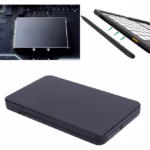 Calculator de Mana Reincarcabil cu Tabla de Scris, Flippy, Calculator Portabil, Ecran LCD, Afisaj cu 12 Cifre, Ecran de 15 cm, Culoare Negru - imagine 7