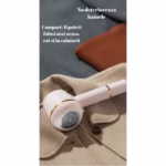 Aparat Pentru Curatat Scame, Par Si Praf, Flippy, Pentru Diferite Tipuri De Material, Cu Lame Din Otel Inoxidabil, Incarcare Prin USB Type-C, Cu Perie De Curatare, Cablu USB Si Stick Cu Lipici Incluse, Roz, 220 x 86 mm - imagine 5