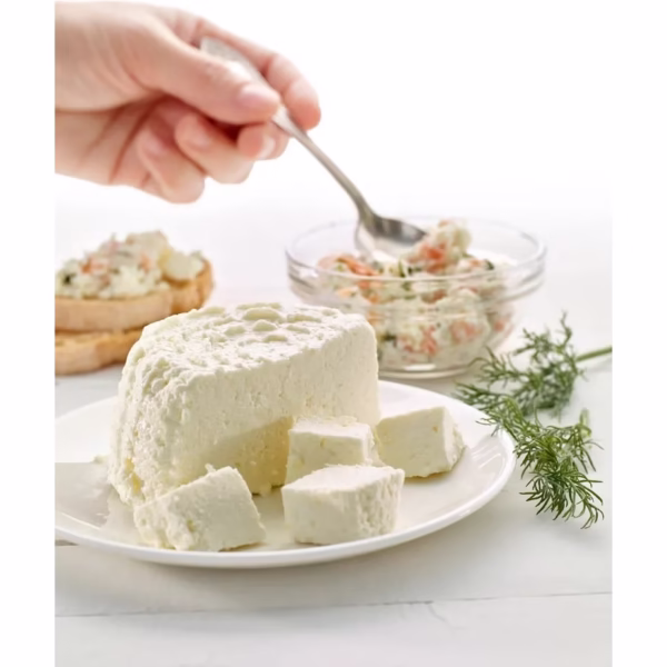 Recipient pentru Preparat Branza, Flippy, Capac de Silicon, Cheese Maker din Plastic, Strecuratoare, 17x14.5x12.8 cm, Verde - imagine 6