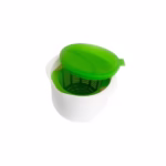 Recipient pentru Preparat Branza, Flippy, Capac de Silicon, Cheese Maker din Plastic, Strecuratoare, 17x14.5x12.8 cm, Verde - imagine 11