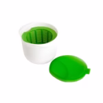 Recipient pentru Preparat Branza, Flippy, Capac de Silicon, Cheese Maker din Plastic, Strecuratoare, 17x14.5x12.8 cm, Verde - imagine 12