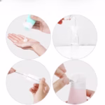 Recipient Portabil din Silicon Elegant de Voiaj, Sticla de Calatorie, Flippy, Potrivita pentru Lotiune, Sampon si Alte Lichide, Anti-scurgere, cu Posibilitate de Reumplere, Capacitate 90mL, Mov - imagine 3