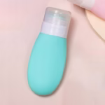 Recipient Portabil din Silicon Elegant de Voiaj, Sticla de Calatorie, Flippy, Potrivita pentru Lotiune, Sampon si Alte Lichide, Anti-scurgere, cu Posibilitate de Reumplere, Capacitate 90mL, Verde - imagine 5