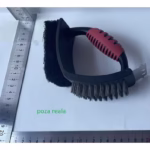 Sarma pentru Gratar, Flippy, 3 in 1, cu Racleta si Burete, Sarna din Otel Inoxidabil, 16 x 7 x 11 cm - imagine 2