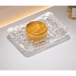 Savoniera din Plastic Flippy, 15 x 9 cm, cu Scurgere Apa, Design Modern, Transparent - imagine 2