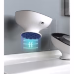 Savoniera din Plastic, Flippy, cu Ventuza, Design Modern, Roz - imagine 3