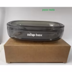 Savoniera, Flippy, Pentru Blat, PET, Scurgere Optima, Gri Transparent - imagine 2