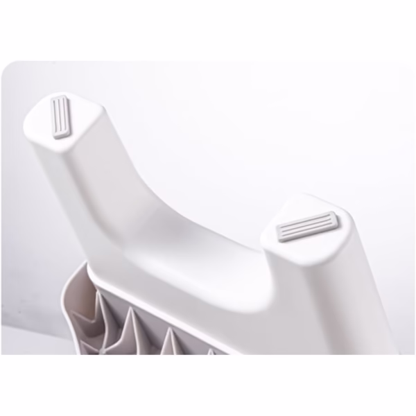 Scaunel WC, Flippy, Tratament Impotriva Hemoroizilor si Constipatiei, Scaun Inaltator WC Copii, Suport Picioare WC, Taburet Inaltator Pozitia Corecta Ghemuit Pe WC, Plastic Rezistent, 17x22x38 cm, Gri - imagine 5