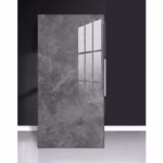Set 10 Placi Tapet, Flippy, 60 x 30 cm, Grosime 1.5 mm, din PVC, Model Imitatie de Marmura, Suprafata acoperita 1.8 mp, Gri Inchis - imagine 2