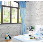 Set 10 Placi de Tapet, Flippy, Autoadezive, 70 x 77 cm, Suprafata Acoperita 5.3 mp, din PVC, Model Stelute Curcubeu, Alb - imagine 3