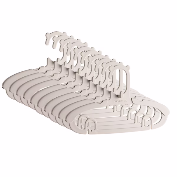 set-10-umerase-potrivite-pentru-uscarea-si-depozitarea-hainelor-de-bebelusi-crem-main-6687fa4c8760e Set 10 Umerase pentru Copii, Flippy, Potrivite pentru Uscarea si Depozitarea Hainelor de Bebelusi, 28x16.7 cm, Crem - imagine 1