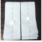 Set 2 Centuri de Monitorizare a Ritmului Cardiac Fetal, Flippy, Material Moale si Elastic, 6 x 130 cm, Albastru - imagine 3