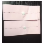 Set 2 Centuri de Monitorizare a Ritmului Cardiac Fetal, Flippy, Material Moale si Elastic, 6 x 130 cm, Roz - imagine 3