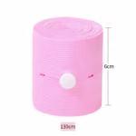 Set 2 Centuri de Monitorizare a Ritmului Cardiac Fetal, Flippy, Material Moale si Elastic, 6 x 130 cm, Roz - imagine 4
