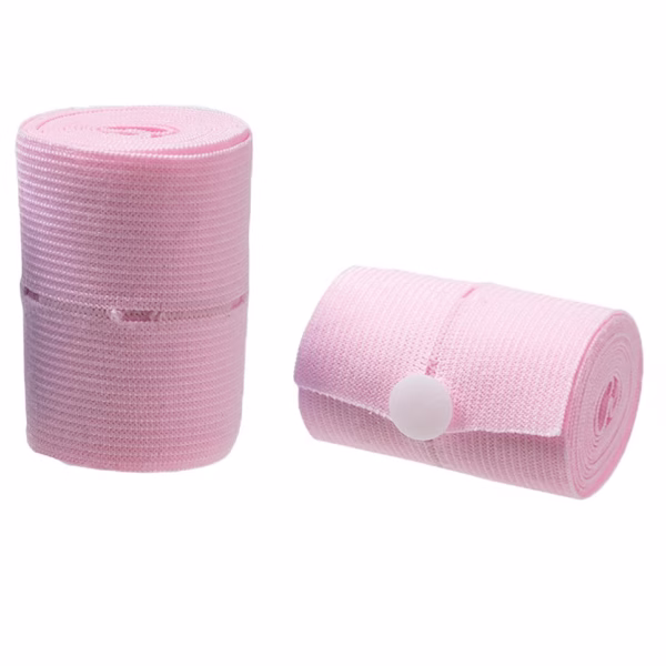 Set 2 Centuri de Monitorizare a Ritmului Cardiac Fetal, Flippy, Material Moale si Elastic, 6 x 130 cm, Roz - imagine 1