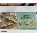 Set 2 Cupe Gradate pentru Bucatarie, Flippy, Cupe de Masurat Reglabile, Ergonomic, Confortabil, pentru Lichide si Solide, Volum ajustabil 5-30ml, 30-130ml, Culoare Albastru - imagine 9