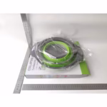 Set 2 strecuratori pliabile din silicon alimentar Flippy, cu manere, fund antiaderent si antialunecare, rotunda, doua dimensiuni, usor de depozitat, compatibil cu masina de spalat vase, verde - imagine 10