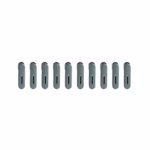 Set 10 de Cleme pentru Haine, Flippy, de Prindere pentru Pantaloni, Atasabile la Umerase, 1.6x2.3x6.35 cm, Verde