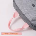 Set 3 Genti de Calatorie Flippy, Pentru Depozitare, Compresibile, 3 Dimensiuni, Mic, Mediu, Mare, Impermeabile, Fermoar Dublu, Roz - imagine 8