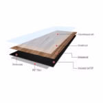 Set 36 Placi Autoadezive pentru Pardoseala, Flippy, din PVC, Impermeabil, Ignifug, Usor de Curatat, Dimensiune Placa 91.44 x 15.24 cm, Grosime 1.5 mm, Acoperire 5 m2, Model 2, Natur - imagine 3