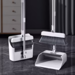 Matura Perie si Faras cu Coada Flippy, Set 3in1, cu Dinti de Pieptene pentru Curatare Matura, rotativ, pliabil, detasabil, Otel inoxidabil si Polipropilena, Alb - imagine 3