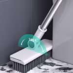 Matura Perie si Faras cu Coada Flippy, Set 3in1, cu Dinti de Pieptene pentru Curatare Matura, rotativ, pliabil, detasabil, Otel inoxidabil si Polipropilena, Alb - imagine 4