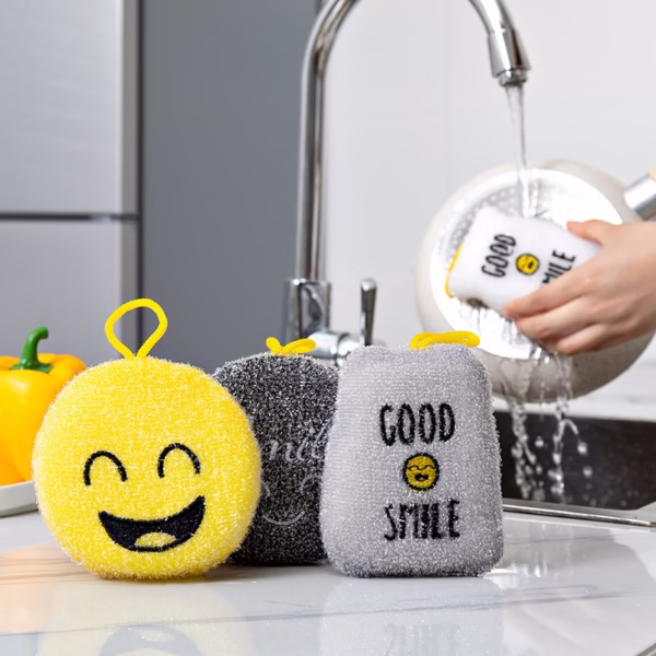 Set 4 bureti de vase Flippy cu tematica Funny Model 1 - imagine 5