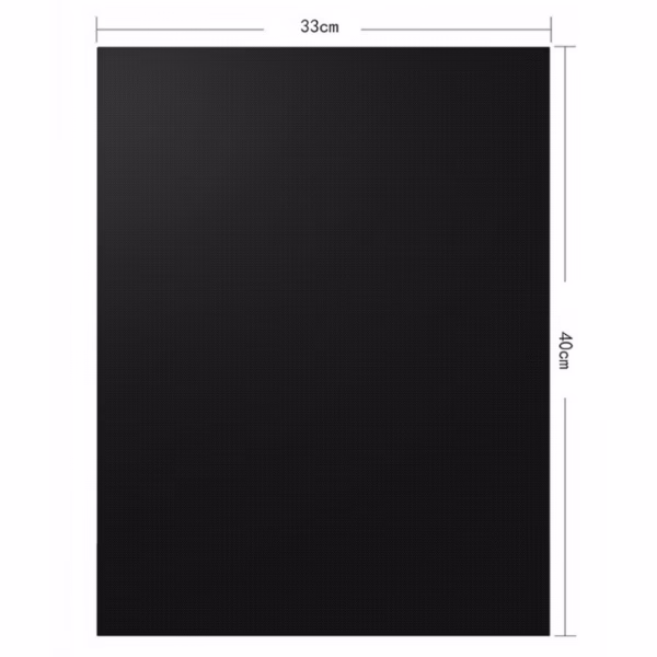Set 4 Folii Antiaderente din Teflon, Flippy, Multifunctionale, Rezistente la Apa si Temperaturi Ridicate, pentru Gratar, Cuptor, BBQ Grill, 40x33 cm, Negru - imagine 12