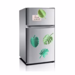 Set 4 Magneti de Frigider, Flippy, Model Frunze, din ABS si Magnet, Verde - imagine 4