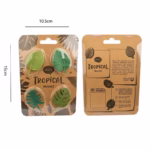 Set 4 Magneti de Frigider, Flippy, Model Frunze, din ABS si Magnet, Verde - imagine 5
