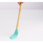 Set 5 Mini Spatule de Silicon Flippy, pensula, Stejar, Multicolor - imagine 6